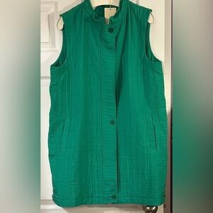 BNWT NIHAN Green Sleeveless Vest